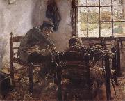 Max Liebermann Cobbler-s Workshop oil painting